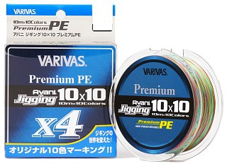 Шнур Varivas Avani Jigging 10x10 Premium PE X4 200м PE 1.2