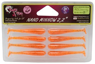 Приманка Crazy Fish Nano Minnow 2,2" 22-55-18-6 - фото 1