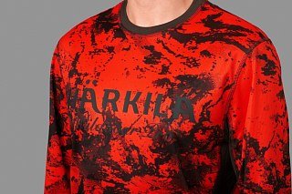 Футболка Harkila Wildboar Pro AXIS MSP Orange /Shadow brown  - фото 4
