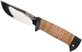 Нож Росоружие Сталкер сталь 40х10с2м рисунок рукоять береста - фото 2
