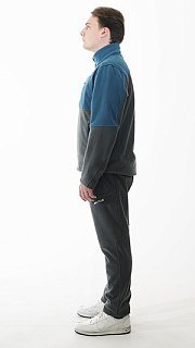 Джемпер Nautilus Keepler флисовый Blue/Grey с принтом - фото 3