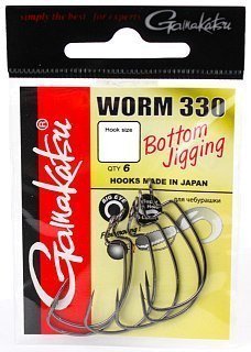 Крючок Gamakatsu Worm 330 bottom jigging №2/0