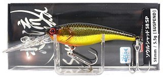 Воблер Jackall Soul shad 58 SP hl gold & black - фото 3