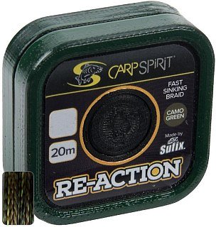 Поводковый материал Carp Spirit Re-Action 20м 35lb 15,9кг зеленый - фото 2