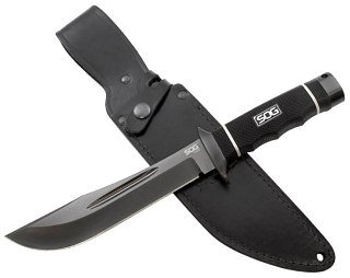 Нож SOG Creed - Black Tini фикс. клинок сталь AUS8 кратон - фото 2