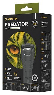 Фонарь Armytek Predator Pro magnet USB теплый - фото 3
