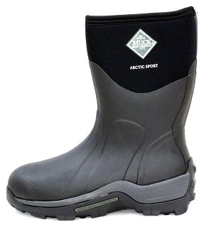 Сапоги Muck Boot Arctic sport утепленные короткие black - фото 8