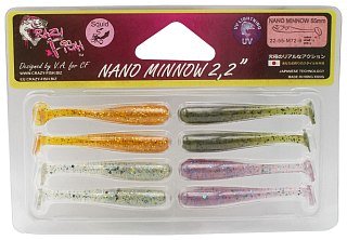 Приманка Crazy Fish Nano Minnow 2,2" 22-55-M72-6