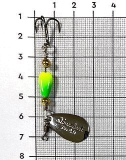 Блесна Daiwa Silver creek spinner 4гр  four-leaf - фото 3