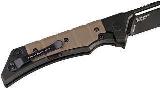 Нож Zero Tolerance складной сталь CPM 20CV рукоять титан G10 - фото 3