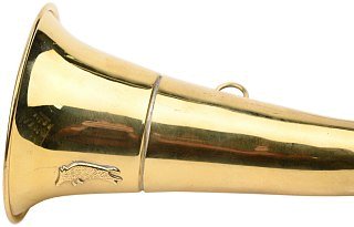 Горн Elles охотничий изогнутый круглый 45см латунь - фото 4