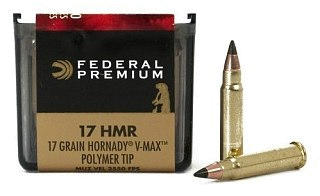 Патрон 17HMR Federal Premium hornady V-Max polymer tip 1,10г (50шт) - фото 1