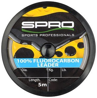 Леска SPRO 100% Fluor Carbon 0,85мм 5м - фото 3