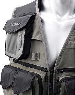 Жилет Shimano XEFO забродный серый  - фото 8