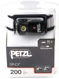 Фонарь Petzl Bindi Black - фото 1