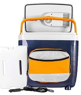 Холодильник Camping World Unicool 28л с карманом gray - фото 8