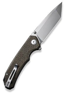 Нож Civivi Brazen Flipper And Thumb Stud Knife Micarta Handle (3.46" D2 Blade) - фото 2