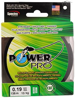 Шнур Power Pro 135м 0,19мм moss green