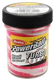 Паста Berkley Powerbait select glitter turbo dough 50гр Bubble Gum