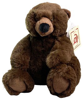 Игрушка Leosco Медведь коричневый 20см - фото 1