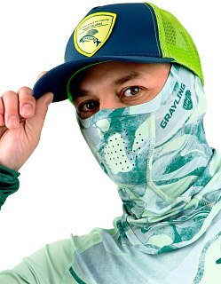 Бейсболка Grayling Argus синий лайм - фото 2