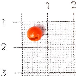 Бусина УЛОВКА с вырезом вольфрам 1,3гр 5,5мм оранжевый fluo уп.5шт - фото 2