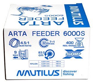 Катушка Nautilus Arta 6000S Feeder NEW Com - фото 13