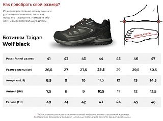Ботинки Taigan Wolf black р.45 (12) - фото 9
