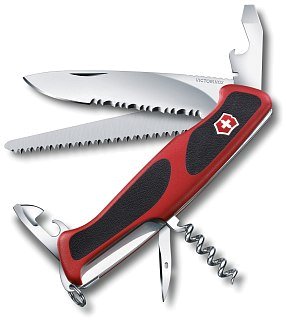 Нож Victorinox RangerGrip 155 красно-черный