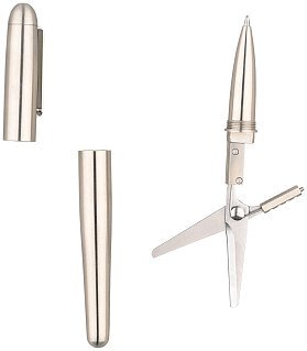 Мультитул - ручка Mininch Xcissor pen серебро - фото 4