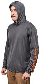 Футболка Grundens Tough Sun Hoodie Anchor  - фото 3
