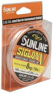 Леска Sunline Siglon V clear 100м 0,330мм 8кг