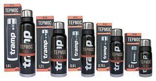 Термос Tramp 1,2л черный - фото 5