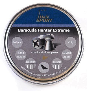 Пульки H&N Baracuda Hunter Extreme 6.35mm 200шт