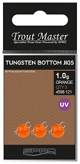 Груз SPRO TM Tungsten Bottom Jigs Uv Orange 2 гр - фото 2
