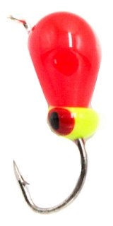 Мормышка Lumicom Капля с ушком вольф обмазка-жучок 3,2мм R 1/10 - фото 1