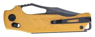 Нож SRM 238X-GY сталь D2 рукоять Yellow G10 - фото 2