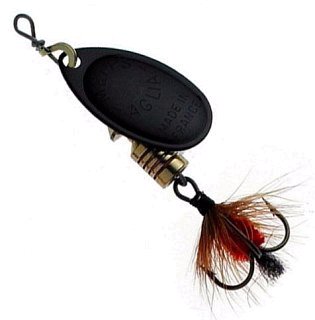 Блесна Mepps Aglia Mouche №1 black red fly