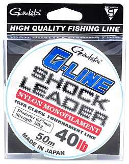 Леска Gamakatsu G-Line shock leader 0,57мм 50м