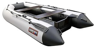 Лодка Хантер 335А лайт черно-белый - фото 1