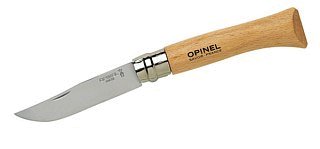 Нож Opinel 10VRI 10см рог деревянный футляр