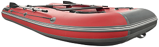 Лодка BigBoat Bering 340К красно-серый - фото 6
