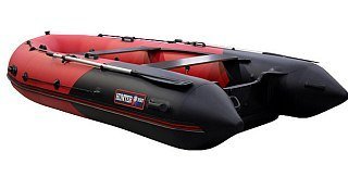 Лодка Хантер 380 красно-черный - фото 5