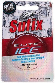 Леска Sufix Elite ice 50м 0,115мм
