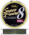 Шнур Yo-Zuri Duel PE Super X-Wire 8 200м 5Color-Yellow Marking 1,5 0,21мм 13,5кг
