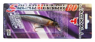 Воблер Jackall Squad Minnow 80 hI silver & black - фото 3