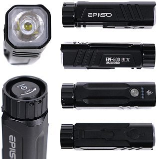 Фонарь Epilso EPF-500 карманный металл - фото 6