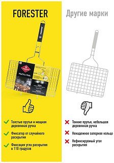 Решетка Forester гриль 26*45 см - фото 12