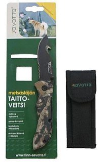 Нож Savotta Hunter's camo складной нерж. сталь стропорез