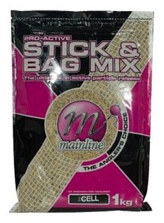 Прикормка Mainline Pro-active bag & stick mix 1кг cloud-9